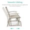 Best Choice Products 2-Person Outdoor Swing Glider, Steel Patio Loveseat, Bench Rocker w/ Armrests